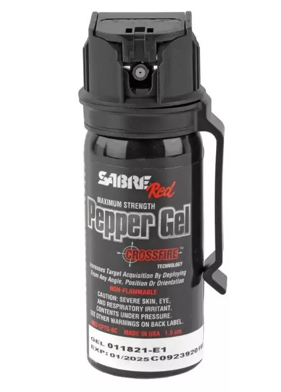 1.8 OZ CROSSFIRE PEPPER GEL W/ BELT CLIP