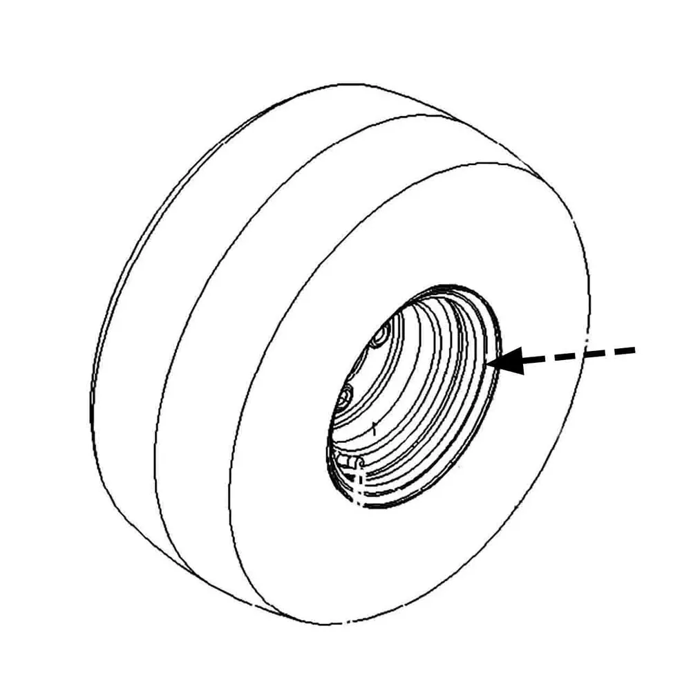 135-5969 – RIM-8 X 7 BLACK – (TORO ORIGINAL OEM)