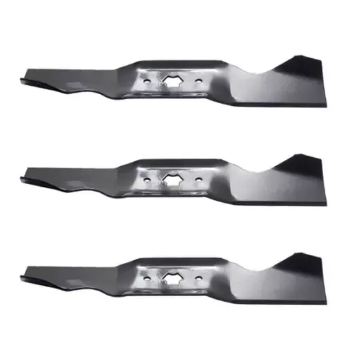 14-13/16″ Oregon Blade Kit(3 Pack) Compatible With CUB CADET OEM 942-0645 – 5/8 6 pt. star” Center Hole Diam.