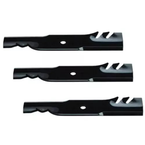 14″ Universal OEM 96-374 Oregon Blade Kit(3 Pack) 5/8″ Center Hole 2,5″ Width 0,25″ Thickness 3/4″ Air Lift