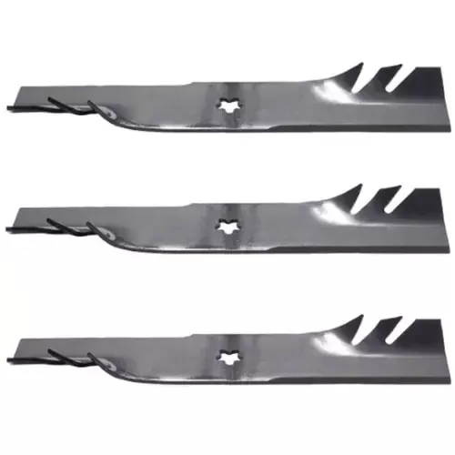 15-1/2″ Oregon Blade Kit(3 Pack) Compatible With HUSQVARNA OEM 917144767 – 5 pt. star” Center Hole Diam._A2