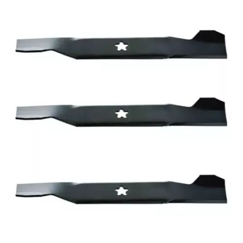 15-3/8″ Oregon Blade Kit(3 Pack) Compatible With AYP OEM 130652 – 5 pt. star” Center Hole Diam.