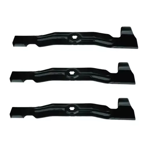 17-7/8″ Oregon Blade Kit(3 Pack) Compatible With CUB CADET OEM 742-04056B-0637 – 5/8 6 pt. star” Center Hole Diam.