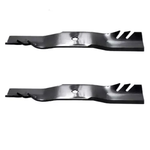 17″ Oregon Blade Kit(2 Pack) Compatible With JOHN DEERE OEM AM137757 – 7 pt. star” Center Hole Diam._A9