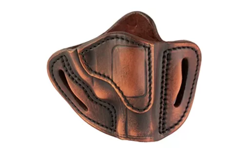 1791 Gunleather Revolver, Size 1, OWB Belt Holster, Fits J-Frame Sized Revolvers, Vintage Leather, Right Hand RVH-1-VTG-R