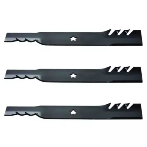 18-3/16″ Oregon Blade Kit(3 Pack) Compatible With CRAFTSMAN OEM 136969 – 5 pt. star” Center Hole Diam._A2