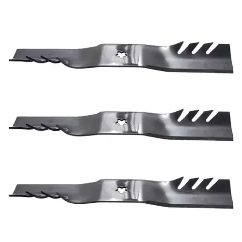 18-7/16″ Oregon Blade Kit(3 Pack) Compatible With CRAFTSMAN OEM 581101101 – 5 pt. star” Center Hole Diam._A9