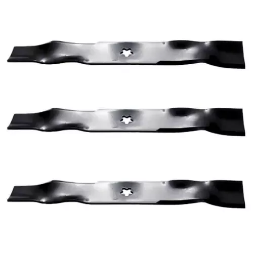 18-7/16″ Oregon Blade Kit(3 Pack) Compatible With CRAFTSMAN OEM 594892901 – 5 pt. star” Center Hole Diam._A7