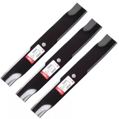 18″ Oregon Blade Kit(3 Pack) Compatible With JOHN DEERE OEM AM104490 – 5/8″ Center Hole Diam._A43