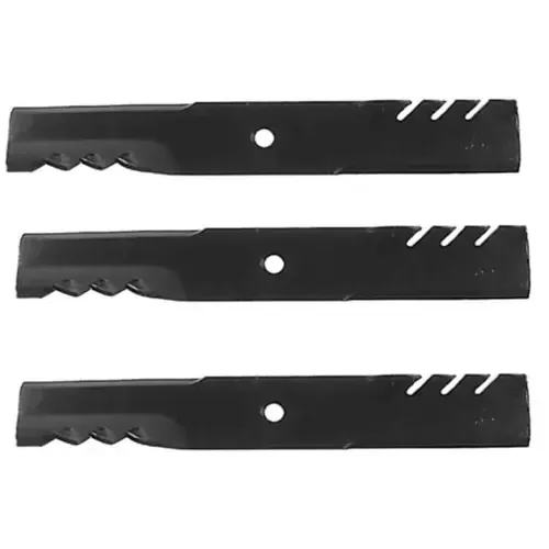 18″ Universal OEM 596-322 Oregon Blade Kit(3 Pack) 15/16″ Center Hole 3″ Width 0,203″ Thickness 1″ Air Lift
