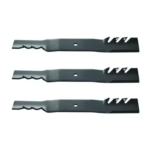 18″ Universal OEM 94-618 Oregon Blade Kit(3 Pack) 1/2″ Center Hole 2,5″ Width 0,203″ Thickness 3/4″ Air Lift