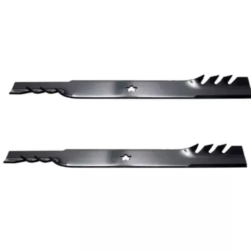 21″ Oregon Blade Kit(2 Pack) Compatible With CRAFTSMAN OEM 704429 – 5 pt. star” Center Hole Diam._A9
