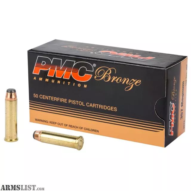 357 Magnum Ammo:: PMC Bronze 158gr JSP 50rnds from Vegas Firearms near Henderson, Las Vegas, NV