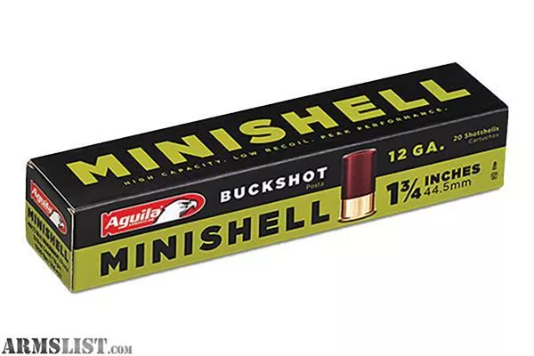 Aguila Minishell 12GA 20Rds from Freedom's Militia Gun Shop, LLC. near Yadkinville, Winston Salem, NC
