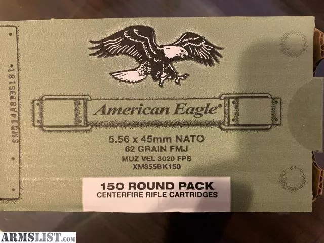 American Eagle 556 62 grain FMJ from Bobs Guns near Fort Myers, South West Florida, FL