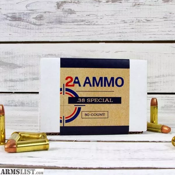 AMMO 38 Special Ammo - 50 count 5% OFF CODE ARMSLIST5 from 2AAmmo LLC near CAPE CORAL, Florida, USA