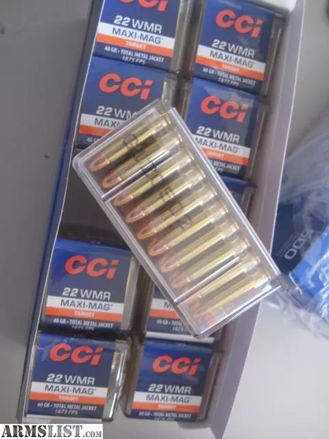 CCI Maxi-Mag 22 WMR Ammo 40 GR 50 round boxes. from Citywide Supply L.L.C. near South Tucson, Tucson, AZ