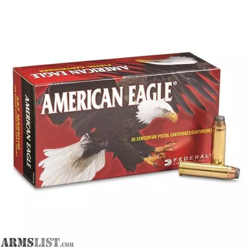 Federal American Eagle 357 Magnum Ammo 158 Grain Jacketed Soft Point /50 Rounds from SCOTTS OUTDOOR GEAR near Wellford, South Carolina, USA