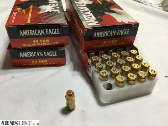 Federal American Eagle 40 S&W FMJ Ammunition - 200 rounds from Tucson Gunsmithing near Tucson, AZ