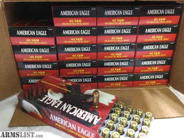 Federal American Eagle 40 S&W FMJ Ammunition - 600 rounds from Tucson Gunsmithing near Tucson, AZ
