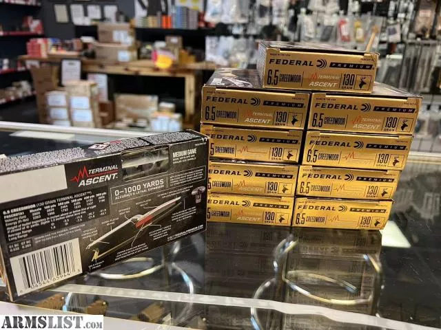 Federal P65CRDTA1 Premium 6.5 Creedmoor 130 gr Terminal Ascent 20 Bx from Wildboy Firearm & Ammunition near Las Vegas, NV