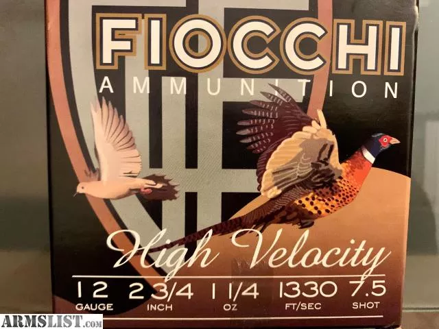 Fiocch 12 ga. High Velocityfrom Bobs Guns near Fort Myers, Florida, USA