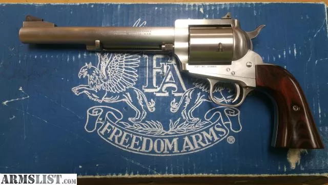 Freedom Arms 454 casull with box from Tobey's West Main near Charlottesville, VA