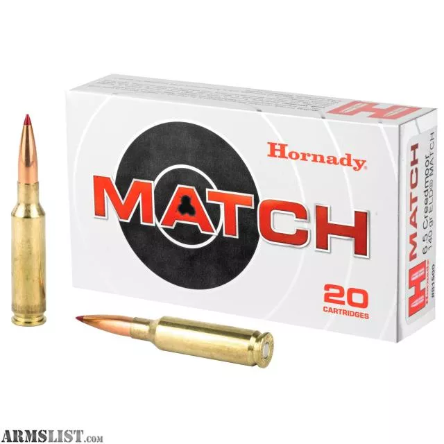 Hornady 6.5 Creedmoor 140grELD Match 20 rounds from Vegas Firearms near Henderson, Las Vegas, NV