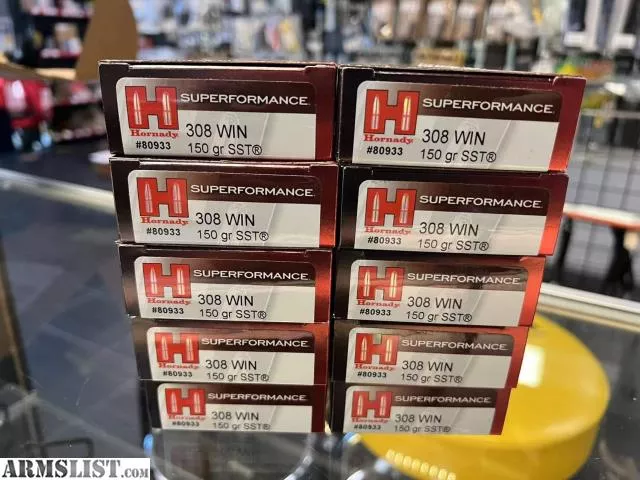Hornady 80933 Superformance 308 Win 150 gr SST 20 Bx from Wildboy Firearm & Ammunition near Las Vegas, NV