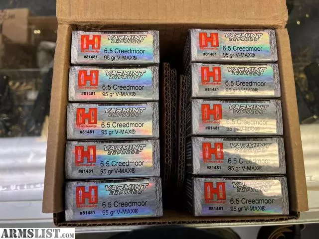 Hornady 81481 Varmint Express 6.5 Creedmoor 95 gr V-Max Polymer Tip 20 Bx from Wildboy Firearm & Ammunition near Las Vegas, NV