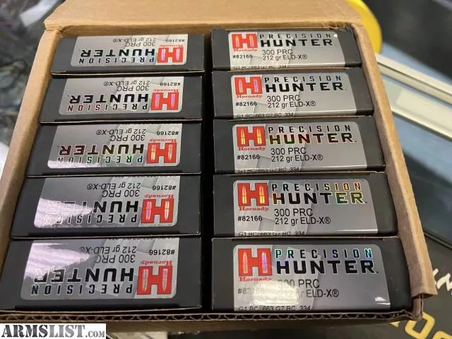 Hornady 82166 Precision Hunter 300 PRC 212 gr Extremely Low Drag-eXpanding 20 Bx from Wildboy Firearm & Ammunition near Las Vegas, NV
