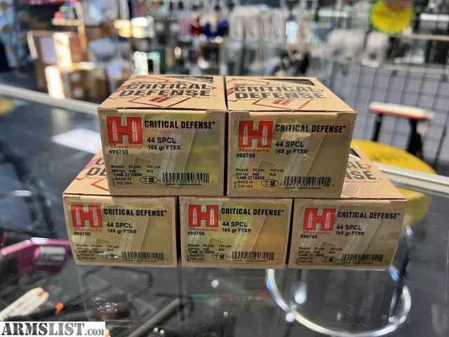 Hornady 90700 Critical Defense 44 S&W Spl 165 gr Flex Tip eXpanding 20 Bx from Wildboy Firearm & Ammunition near Las Vegas, NV
