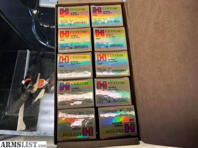 Hornady 9080 Custom 44 Rem Mag 200 gr XTP Jacket Hollow Point 20 Bx from Wildboy Firearm & Ammunition near Las Vegas, NV