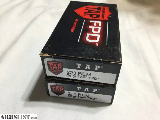 Hornady TAP FPD - .223 Rem Ammunition 55gr. - 40 rounds from Tucson Gunsmithing near Tucson, AZ