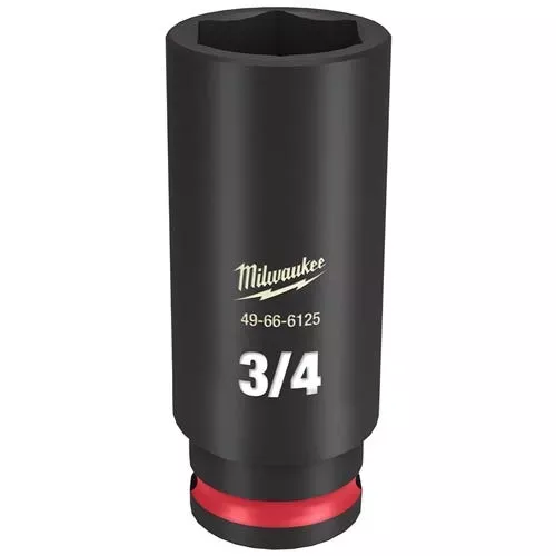 Milwaukee Shockwave Impact Duty 3/8 Drive 3/4" Deep 6 Point Socket 49-66-6125
