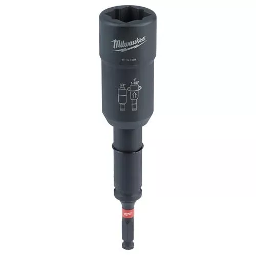 Milwaukee Shockwave Lineman's 3-in-1 Distribution Utility Socket 49-66-5101