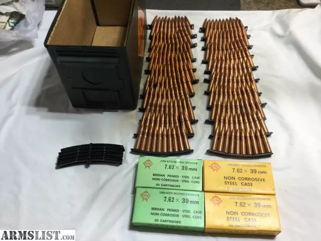 Norinco - 7.62x39 Ammunition - 300 rounds from Tucson Gunsmithing near Tucson, AZ
