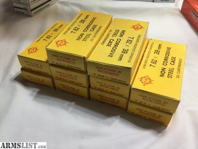 Norinco Yellow Box - 7.62x39 Ammunition - 200 rounds from Tucson Gunsmithing near Tucson, AZ