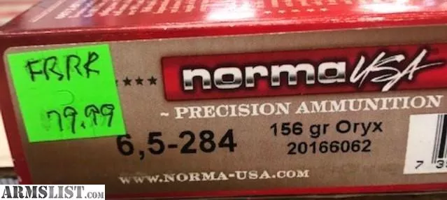 Norma 6,5-284 from Mid City Pawn near Decatur, Huntsville, AL