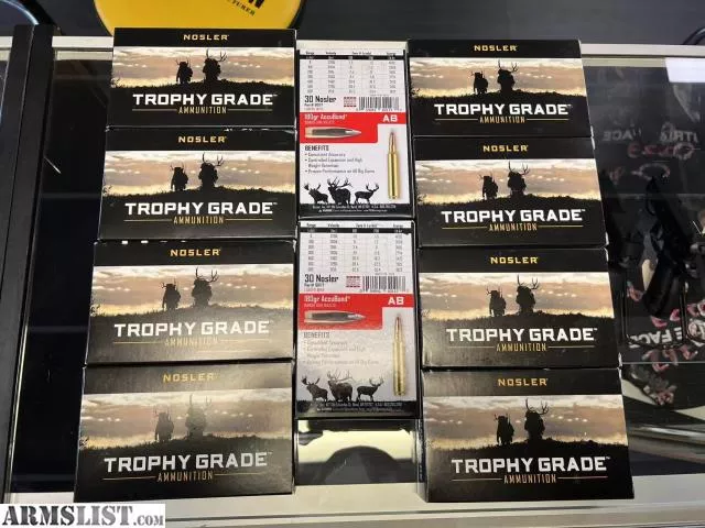 Nosler 60117 Trophy Grade 30 Nosler 180 gr AccuBond 20 Bx from Wildboy Firearm & Ammunition near Las Vegas, NV
