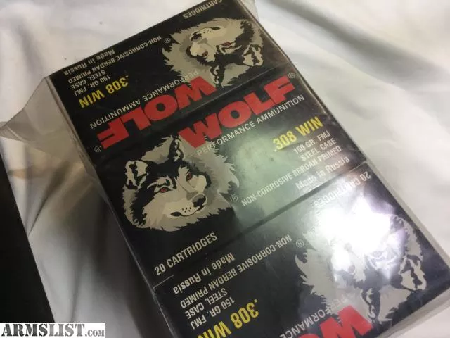 Russian Wolf Performance .308 Win 150gr Ammunition - 300 rounds from Tucson Gunsmithing near Tucson, AZ