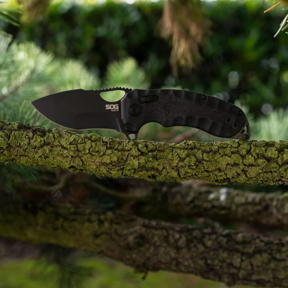 (SO) SOG KNIFE KIKU XR BLACKOUT PLN EDGE 3.03' (SO)