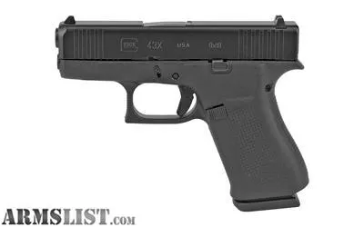 UX4350201 GLOCK 43X 9MM 10RD BLK from Top Gun Indoor Range LLC near Miami, Miami-Dade, South Florida