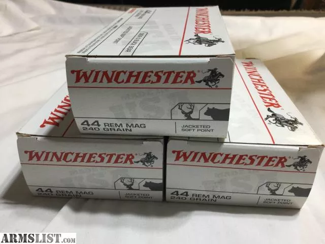 Winchester - .44 Rem Magnum Ammunition 240gr. - 150 rounds from Tucson Gunsmithing near Tucson, AZ